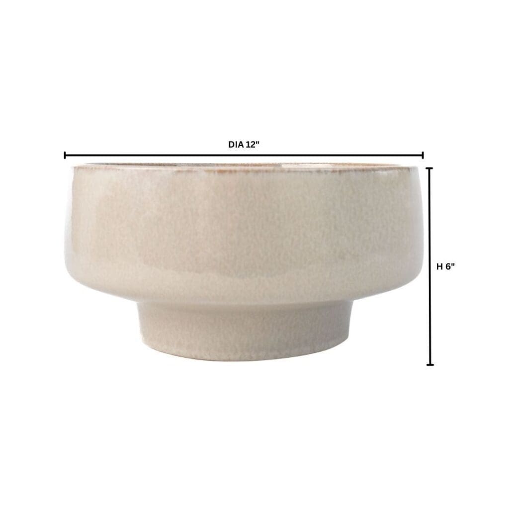 Cyan Design 11772 Elevated Bowl - Shellish Grey - Medium