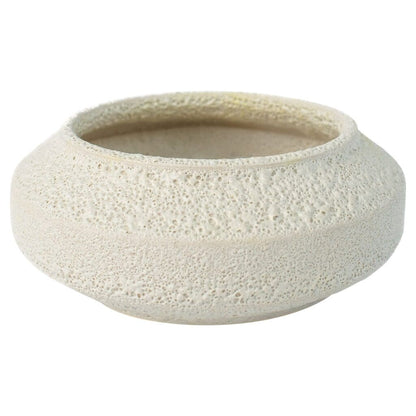 Cyan Design 11779 White on Terra Bowl - Porous White - Low
