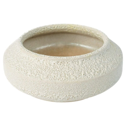 Cyan Design 11779 White on Terra Bowl - Porous White - Low