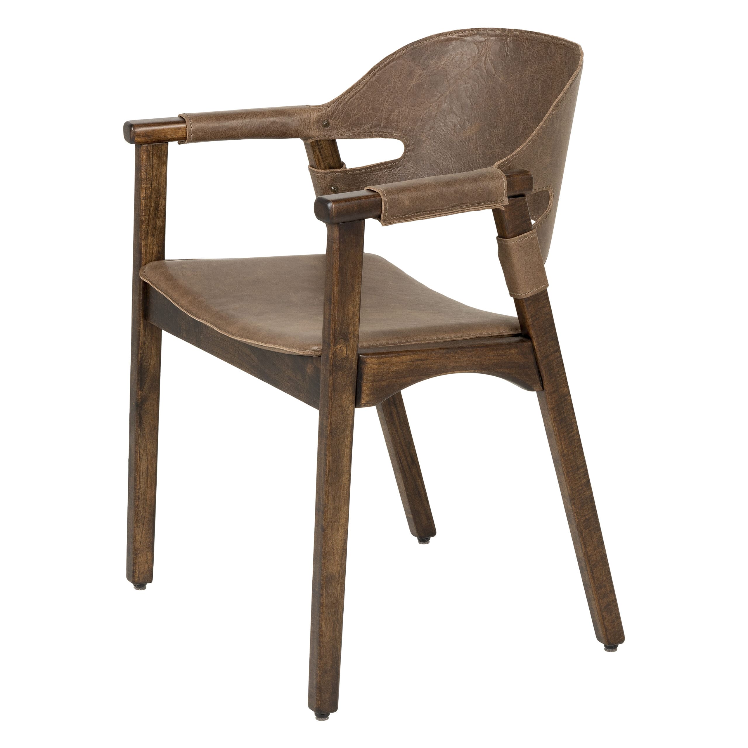 Cyan Design 11813 Boss Chair - L-18051 - Medium Brown Distressed Leather