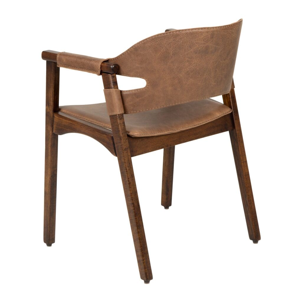 Cyan Design 11813 Boss Chair - L-18051 - Medium Brown Distressed Leather