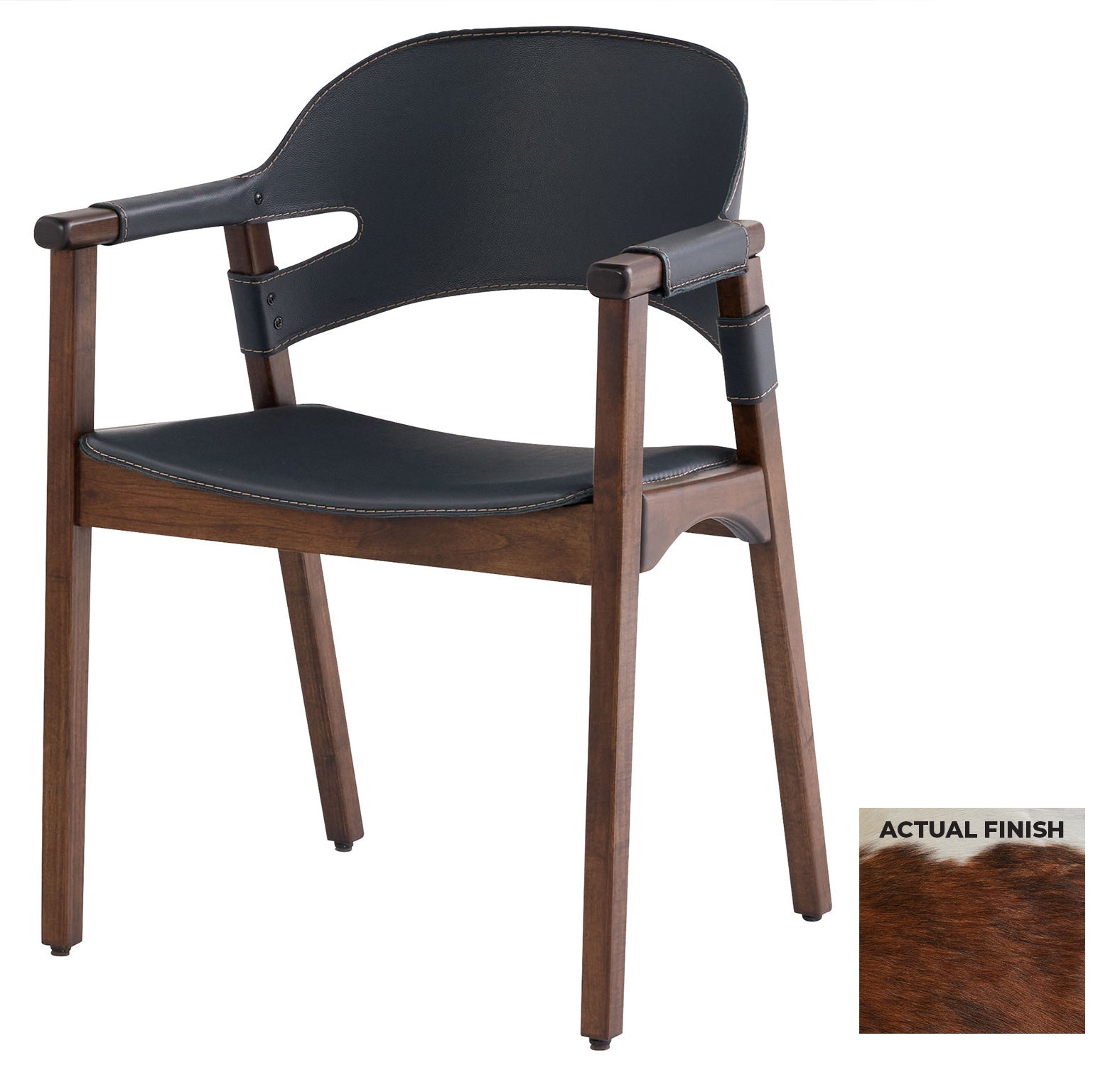 Cyan Design 11815 Boss Chair - L-19014 - Brown Hair-On-Hide