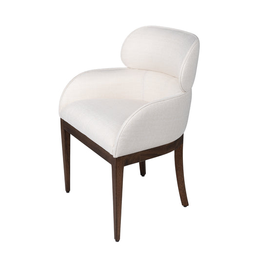 Cyan Design 11825 Lucien Dining Chair - Dark Brown And Off-White