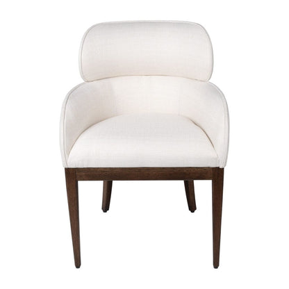 Cyan Design 11825 Lucien Dining Chair - Dark Brown And Off-White