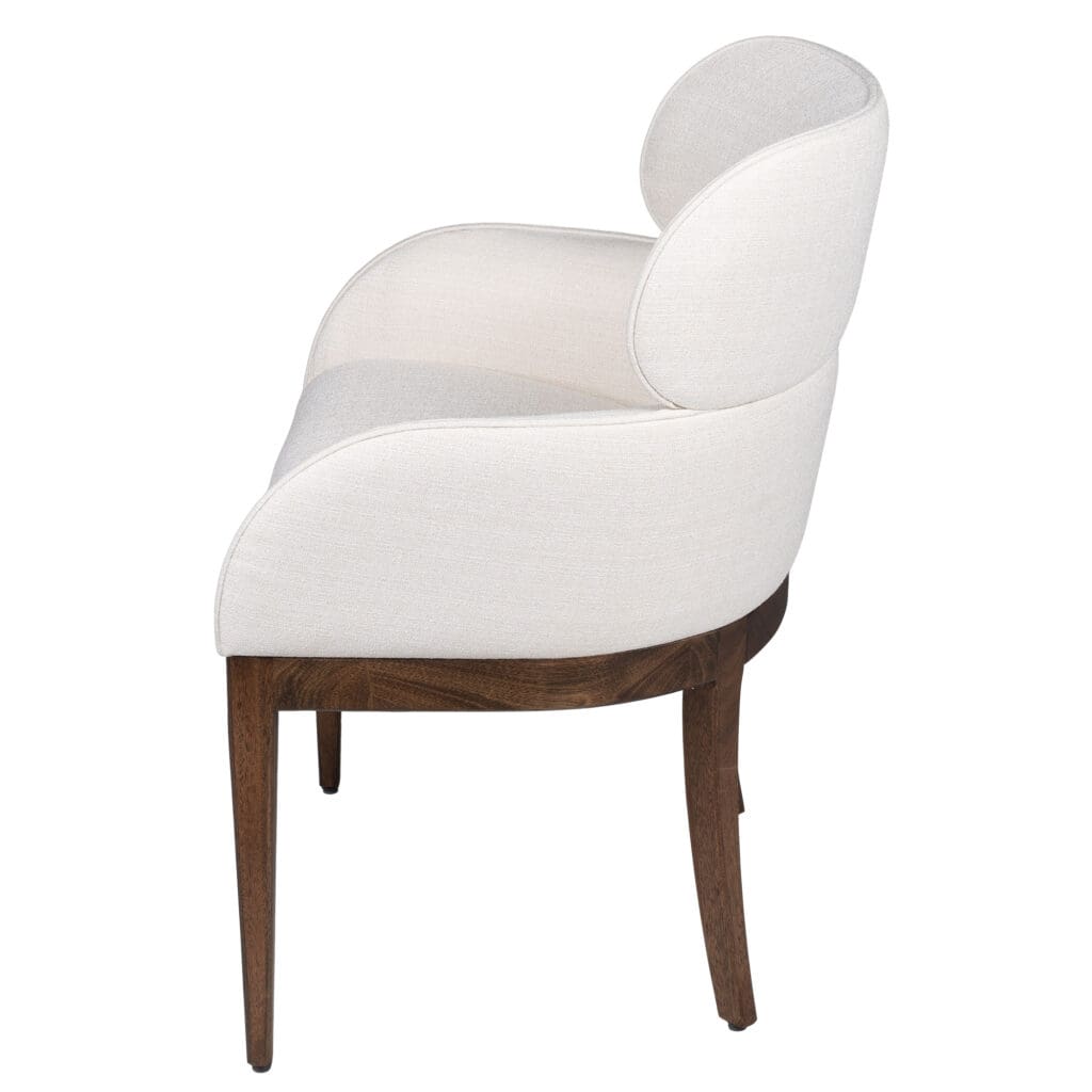 Cyan Design 11825 Lucien Dining Chair - Dark Brown And Off-White