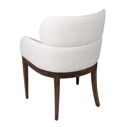 Cyan Design 11825 Lucien Dining Chair - Dark Brown And Off-White