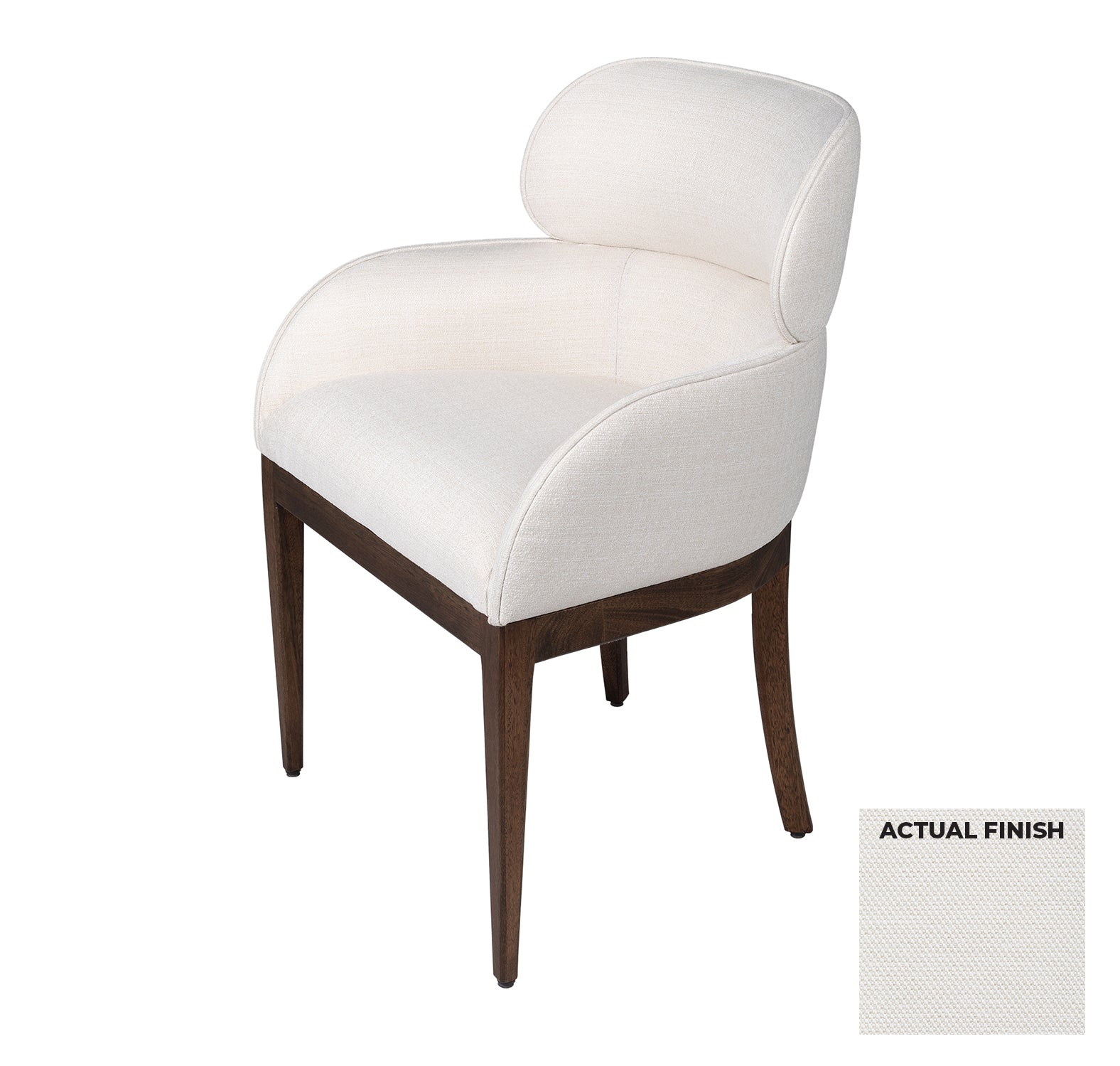 Cyan Design 11826 Lucien Din Chair - J-18058 - Dark Brown And Off-White