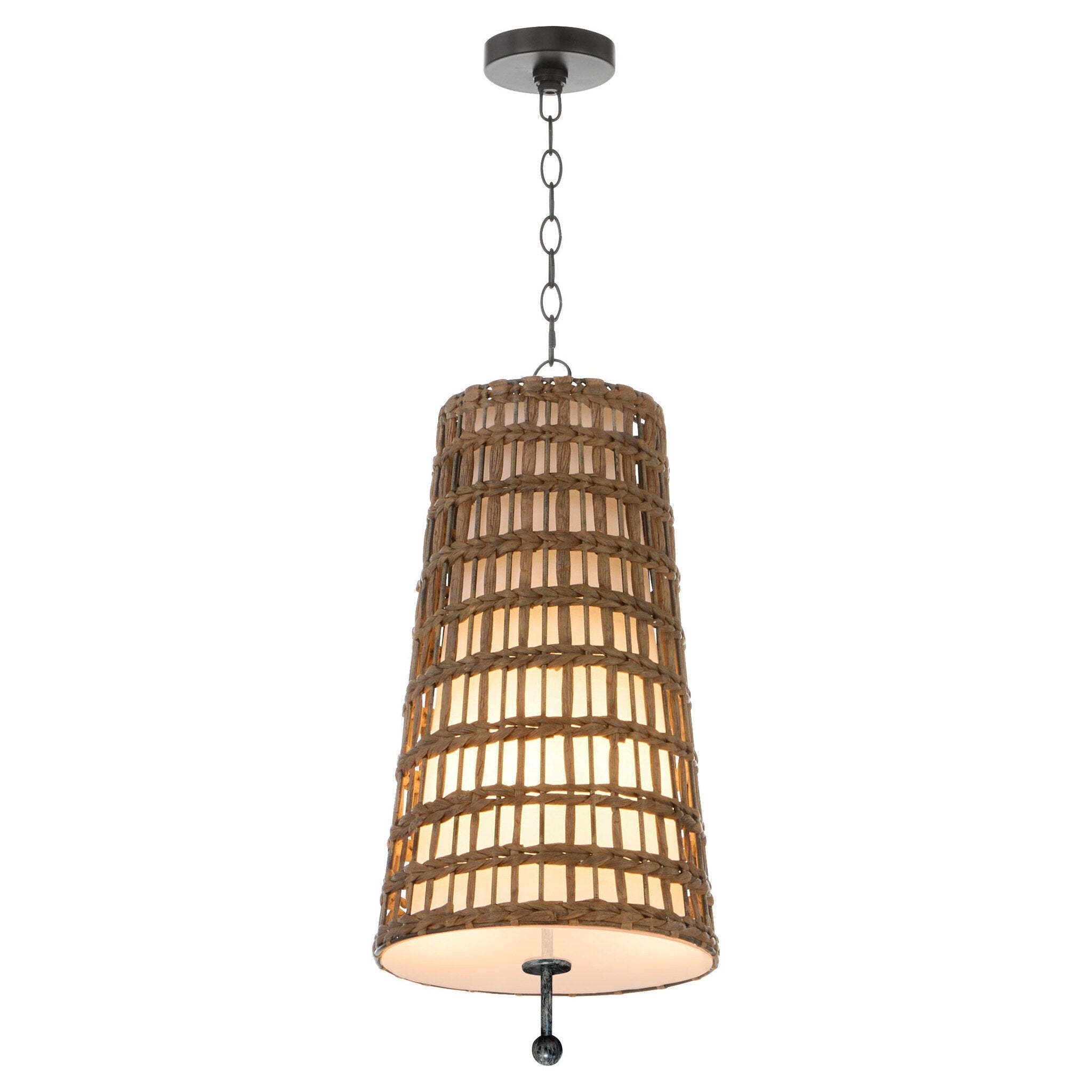 Cyan Design Mindoro 11934 Pendant, UL Damp Rated, Tobacco | Matte Black