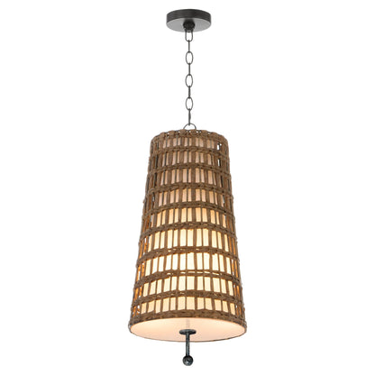 Cyan Design Mindoro 11934 Pendant, UL Damp Rated, Tobacco | Matte Black