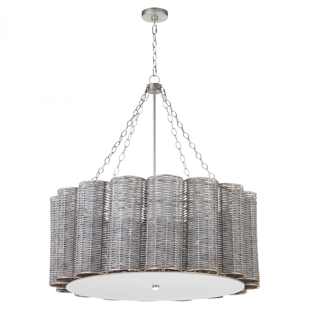 Cyan Design BORACAY 11937 Chandeliers Pendant - Brushed Grey Cane