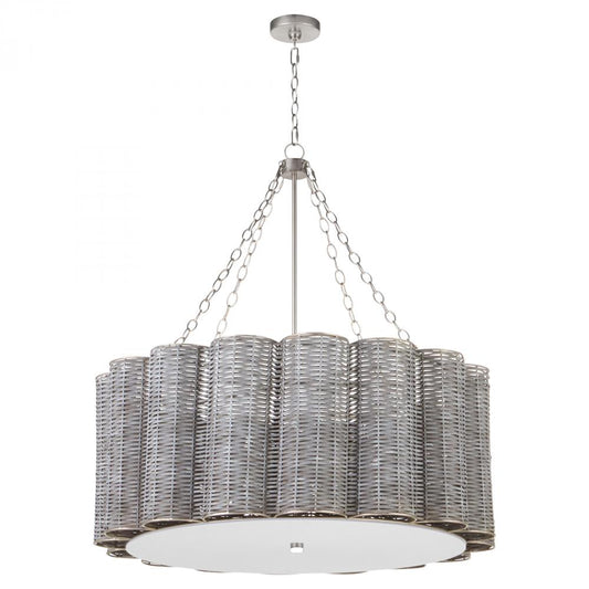 Cyan Design BORACAY 11937 Chandeliers Pendant - Brushed Grey Cane