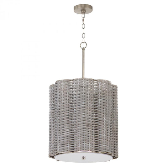 Cyan Design BORACAY 11938 Chandeliers Pendant - Brushed Grey Cane