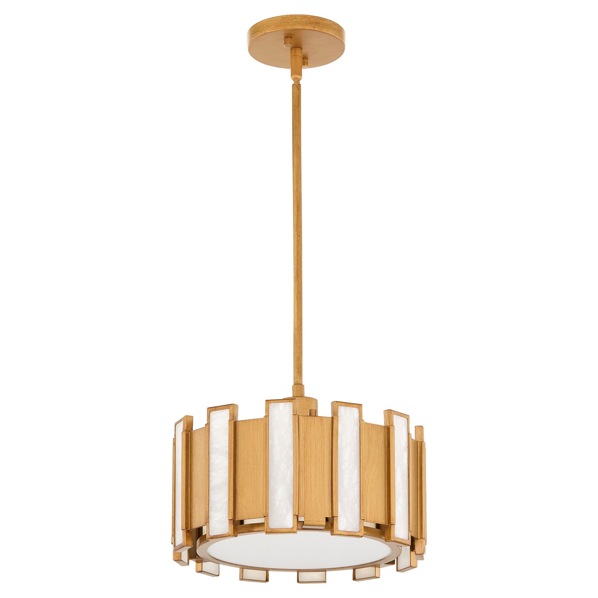 Cyan Design Volterra 11949 Pendant, UL Damp Rated, Aged Brass