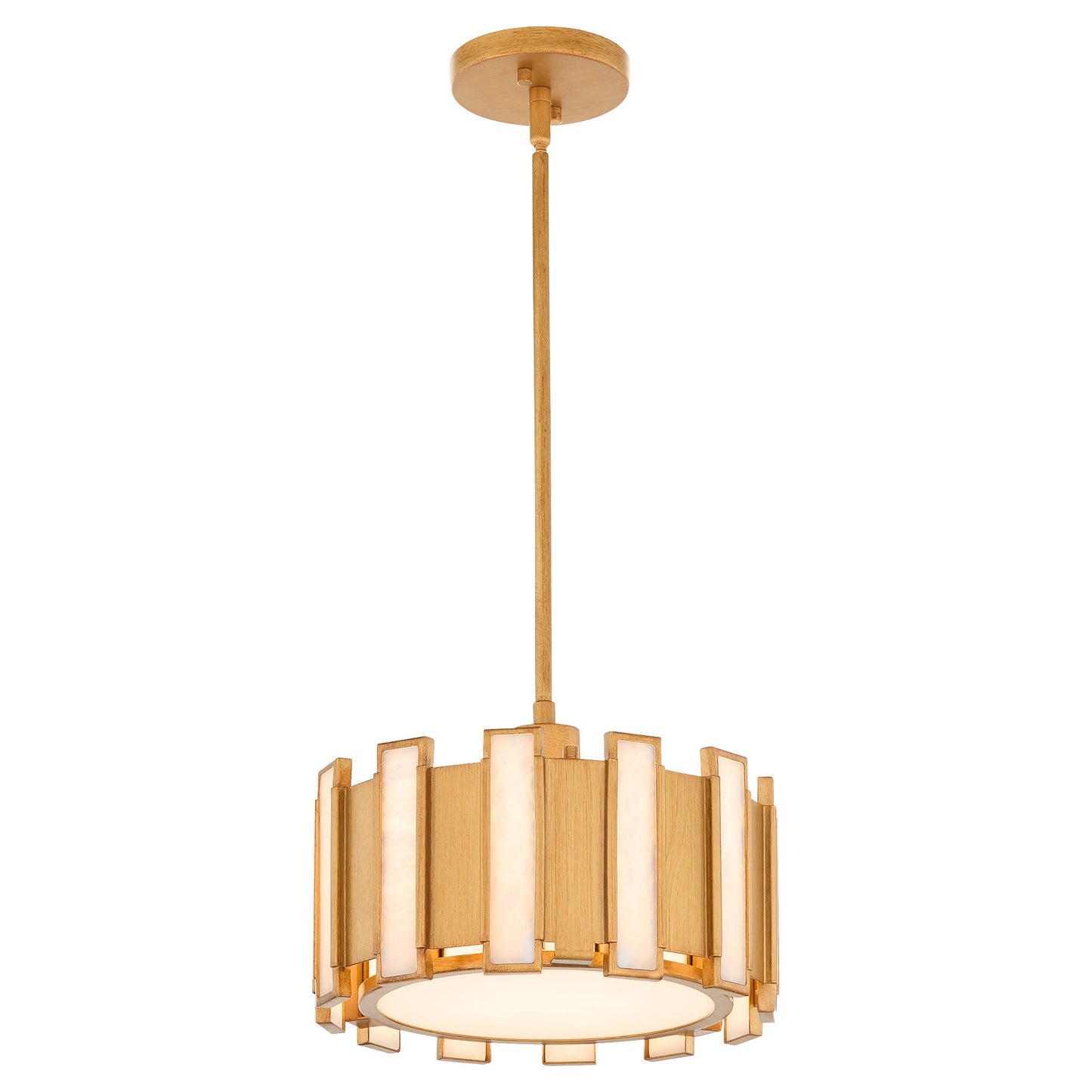 Cyan Design Volterra 11949 Pendant, UL Damp Rated, Aged Brass