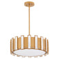 Cyan Design Volterra 11950 Pendant, UL Damp Rated, Aged Brass