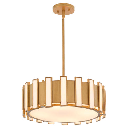 Cyan Design Volterra 11950 Pendant, UL Damp Rated, Aged Brass