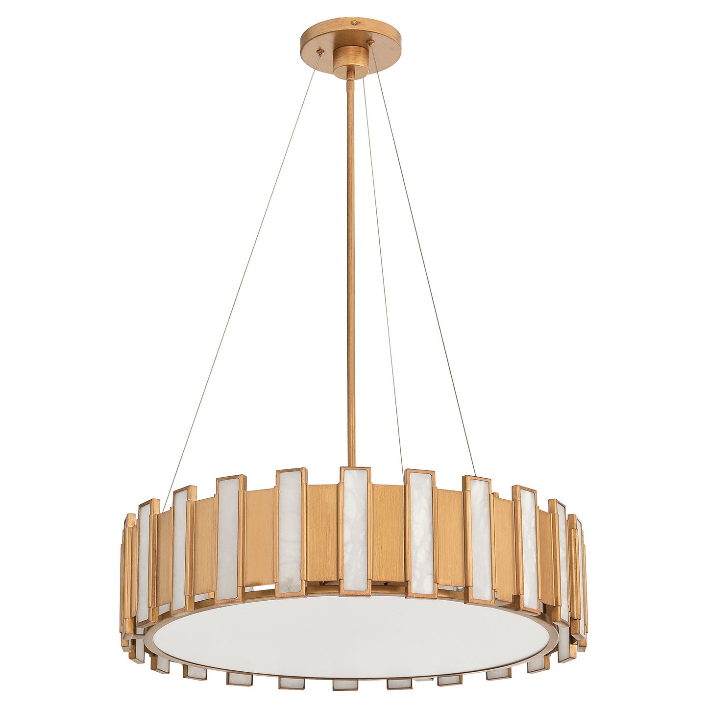 Cyan Design Volterra 11951 Pendant, UL Damp Rated, Aged Brass