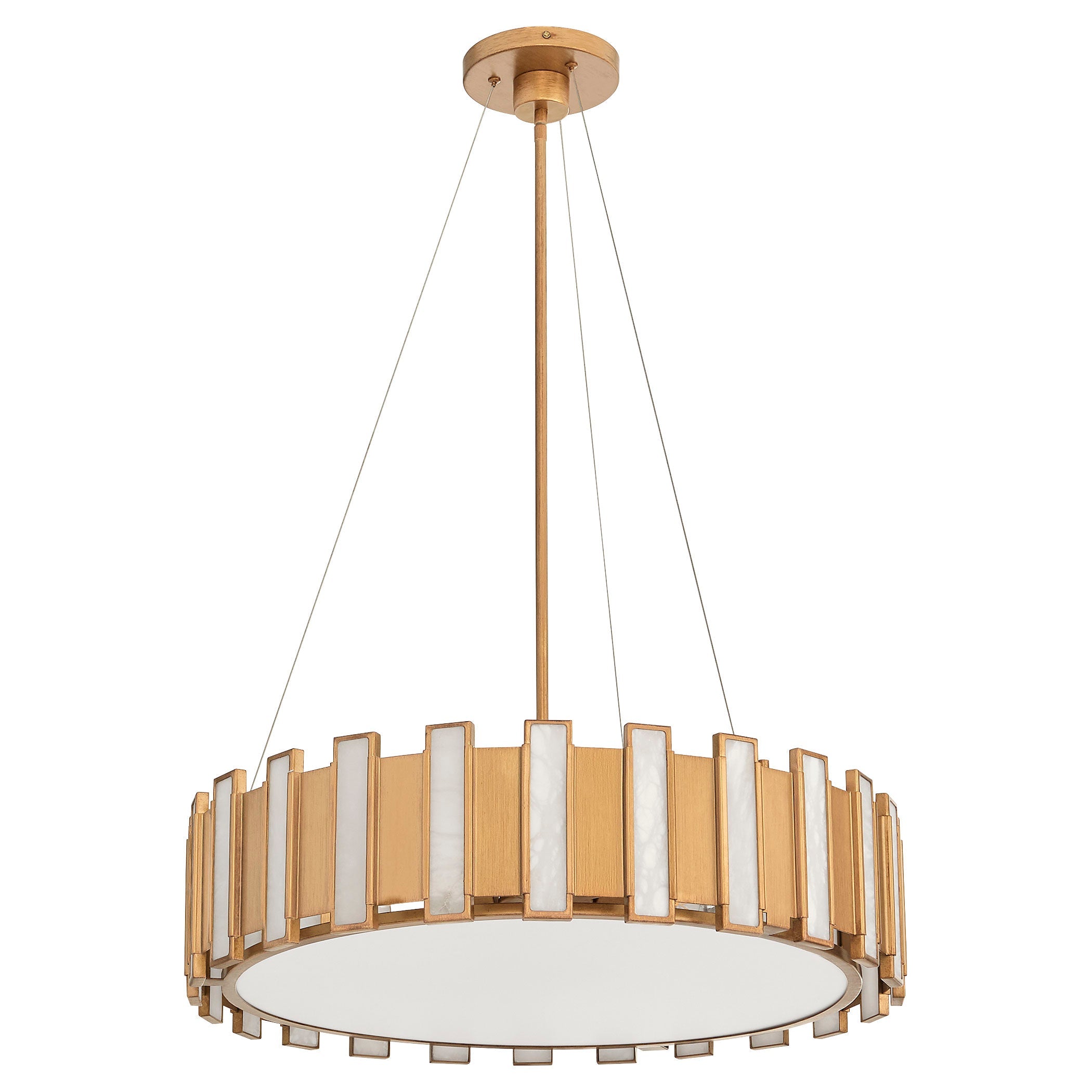 Cyan Design Volterra 11951 Pendant, UL Damp Rated, Aged Brass