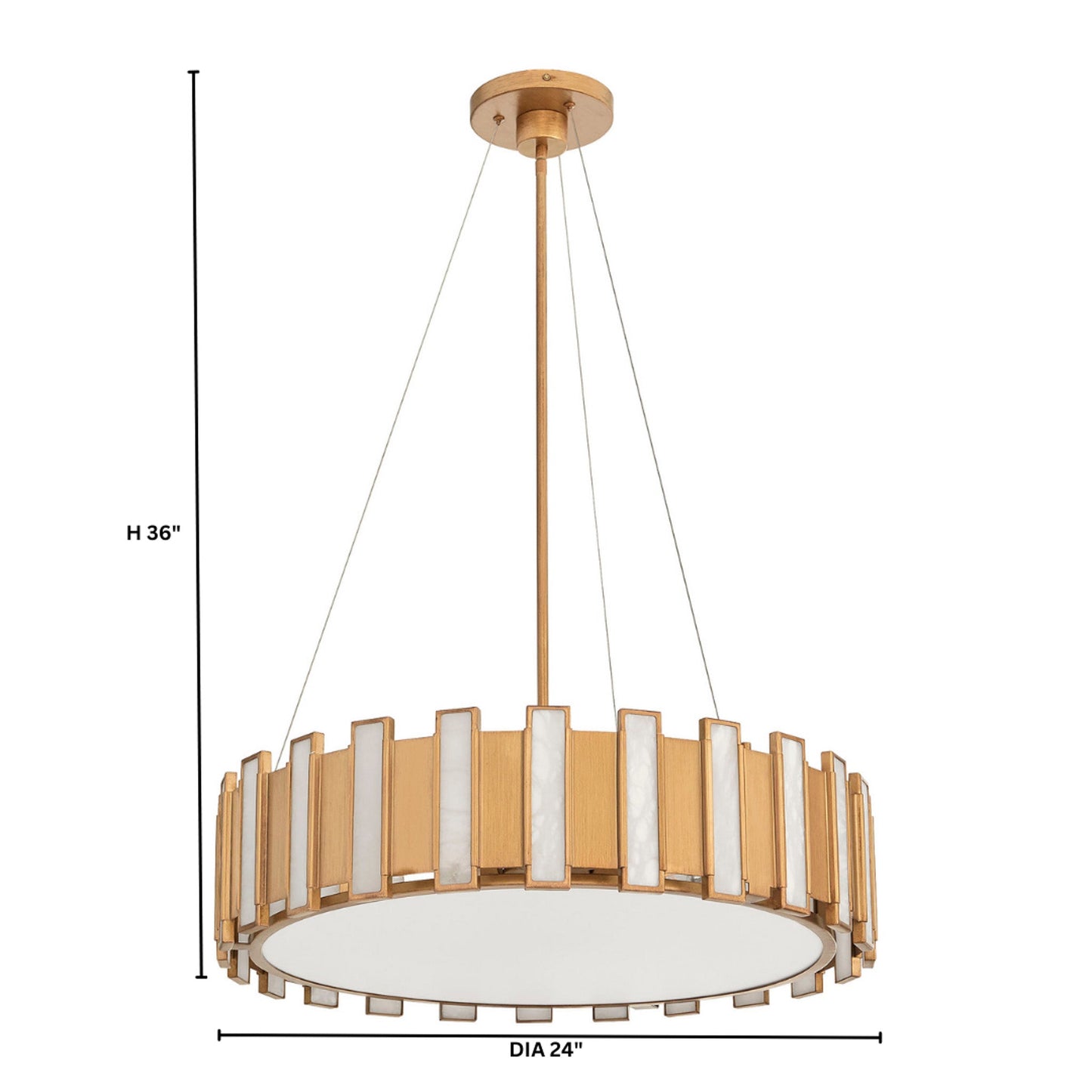 Cyan Design Volterra 11951 Pendant, UL Damp Rated, Aged Brass