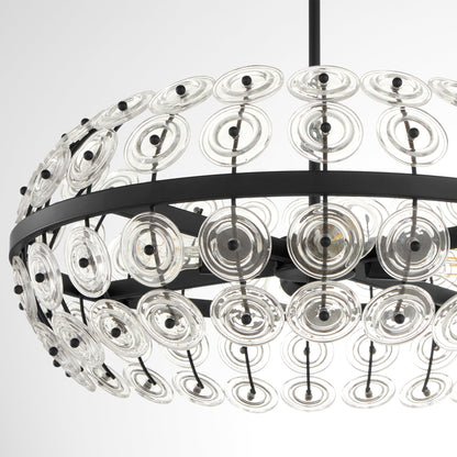 Cyan Design Selena 11957 Pendant, UL Damp Rated, Matte Black