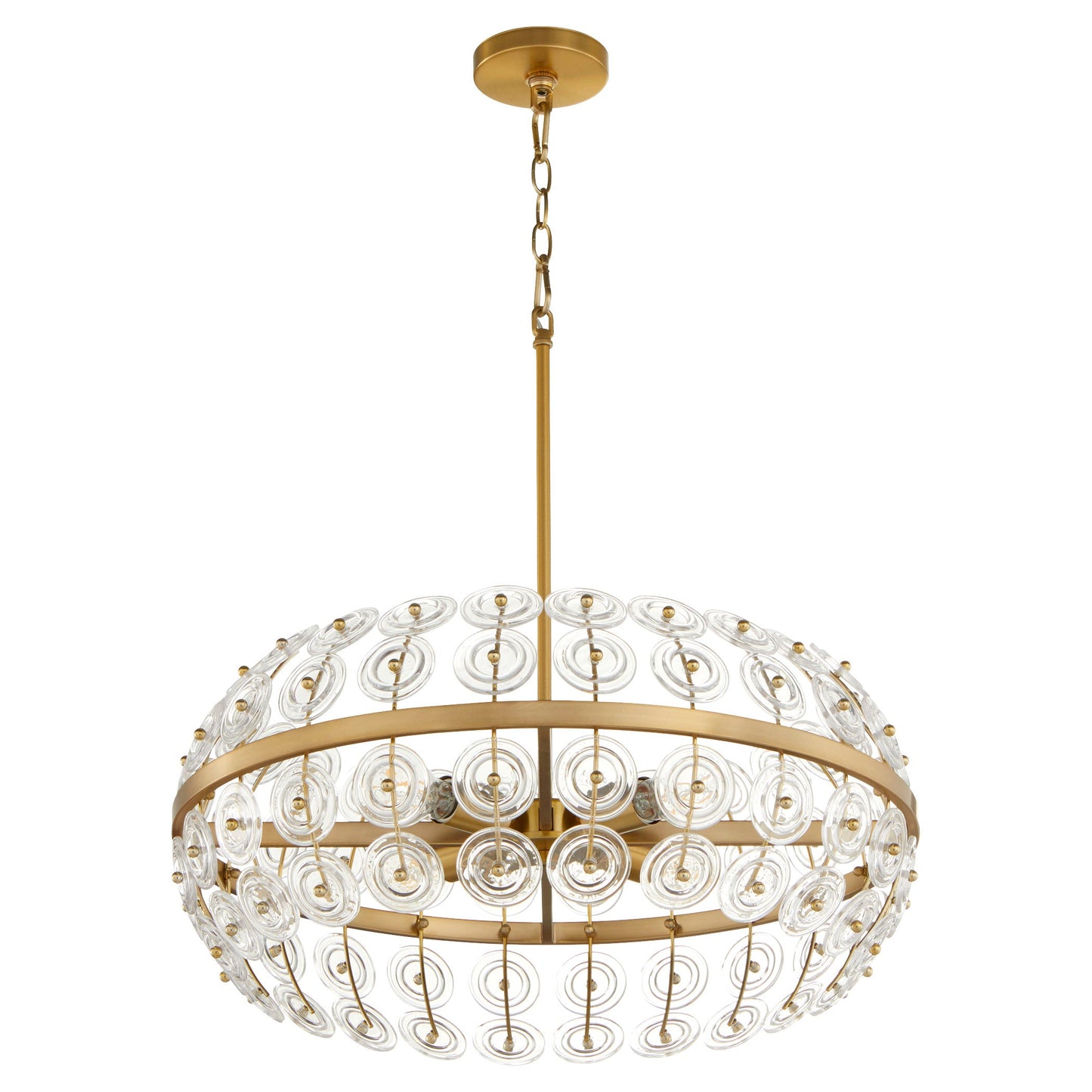 Cyan Design Selena 11959 Pendant, UL Damp Rated, Aged Brass