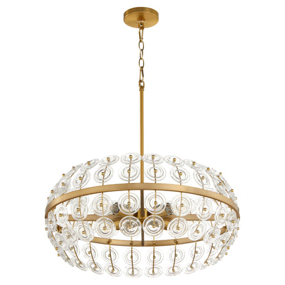 Cyan Design Selena 11959 Pendant, UL Damp Rated, Aged Brass