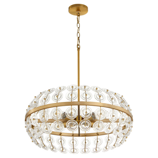 Cyan Design Selena 11959 Pendant, UL Damp Rated, Aged Brass
