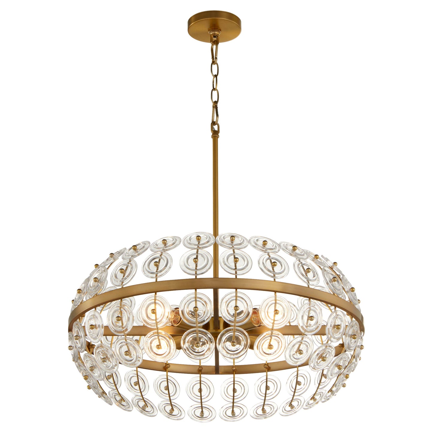 Cyan Design Selena 11959 Pendant, UL Damp Rated, Aged Brass