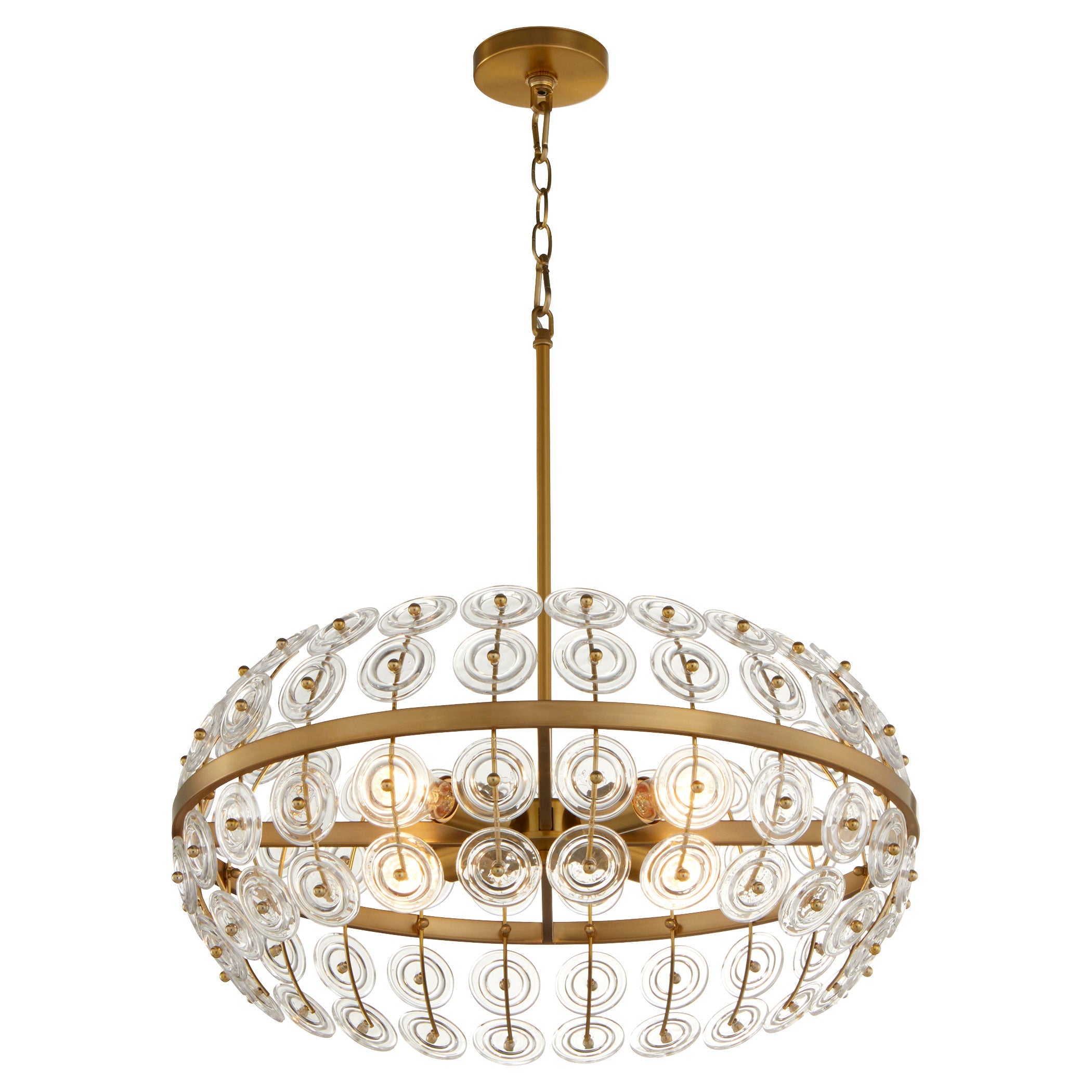 Cyan Design Selena 11959 Pendant, UL Damp Rated, Aged Brass