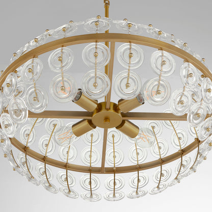 Cyan Design Selena 11959 Pendant, UL Damp Rated, Aged Brass