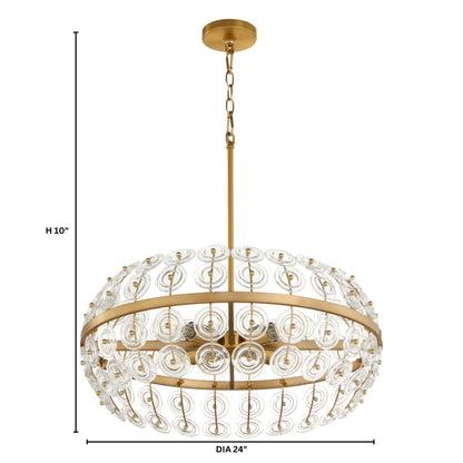 Cyan Design Selena 11959 Pendant, UL Damp Rated, Aged Brass