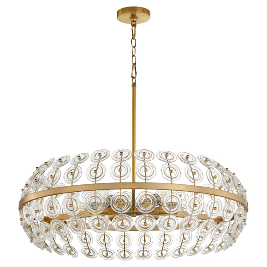 Cyan Design 11960 Pendant, UL Damp Rated, Aged Brass