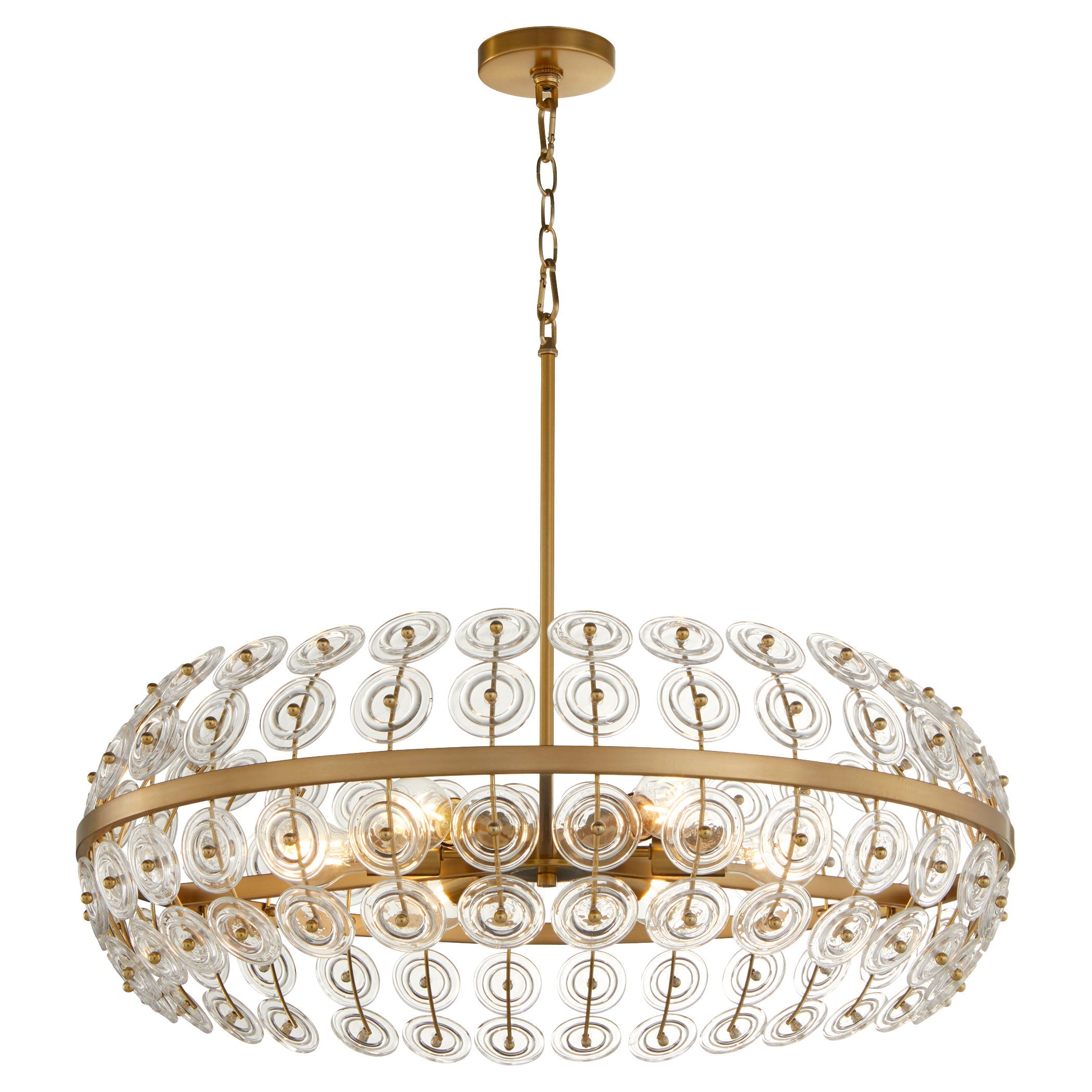 Cyan Design 11960 Pendant, UL Damp Rated, Aged Brass