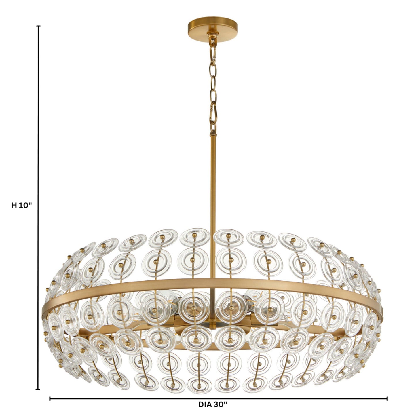 Cyan Design 11960 Pendant, UL Damp Rated, Aged Brass