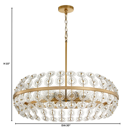 Cyan Design 11960 Pendant, UL Damp Rated, Aged Brass
