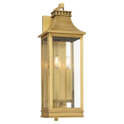 Cyan Design 11992 Wall Sconce, UL Wet Rated, Heritage Brass