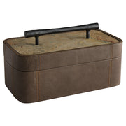 Cyan Design Tesoro 12001 Container, Smoke Grey | Slate Veneer | Matte Black