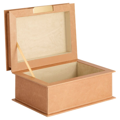 Cyan Design 12003 Container, Box, Palomino | Antique Brass