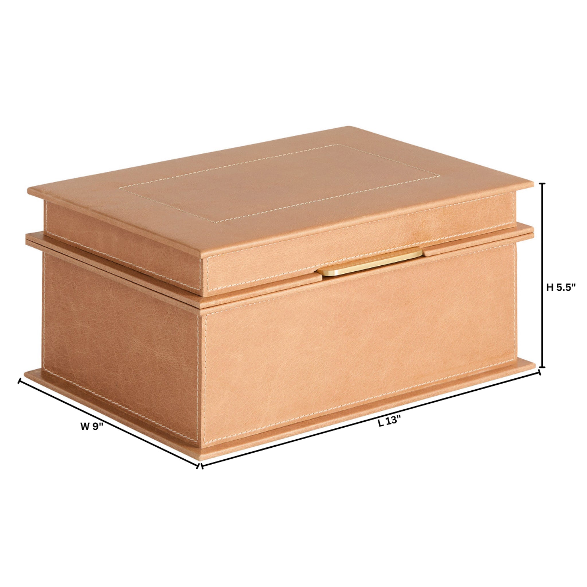 Cyan Design 12003 Container, Box, Palomino | Antique Brass