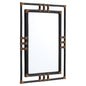 Cyan Design 12006 Mirror, Kampaya, Handcrafted, Black | Natural Rattan