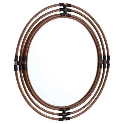 Cyan Design Concentrico 12007 Mirror, Smoke Rattan | Black
