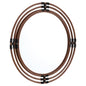 Cyan Design Concentrico 12007 Mirror, Smoke Rattan | Black