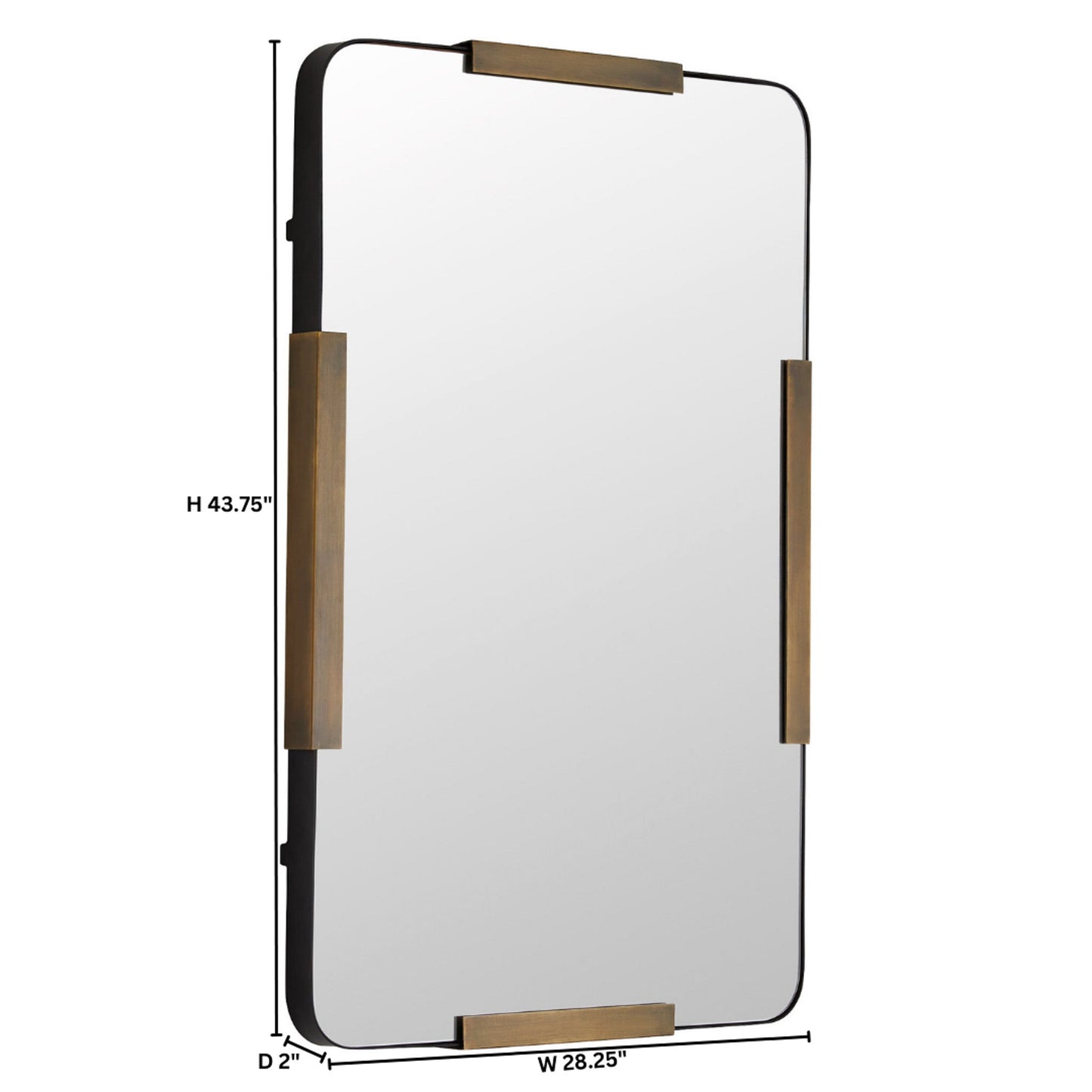 Cyan Design 12008 Speculo Mirror, Mirror Type, Overlapping Metal Details, Antique Brass
