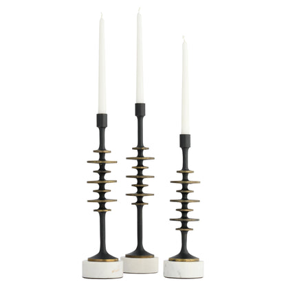 Cyan Design 12011 Candle Holders, UL Listed, Antique Bronze | White | Brass