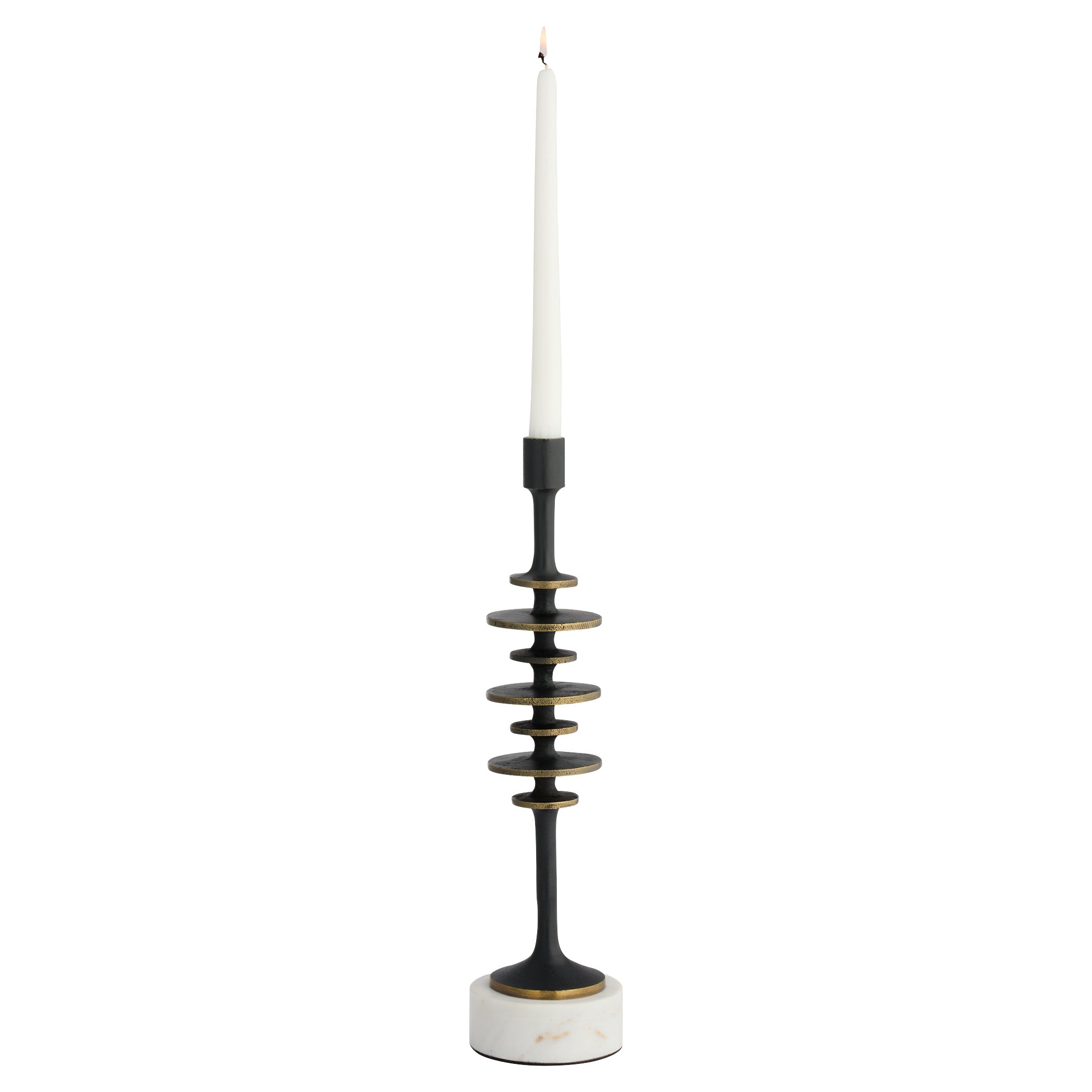 Cyan Design 12012 Candle Holders, Antique Bronze | White | Brass
