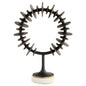 Cyan Design 12014 Sculpture, Antique Bronze | White, Cast Aluminum | Marble