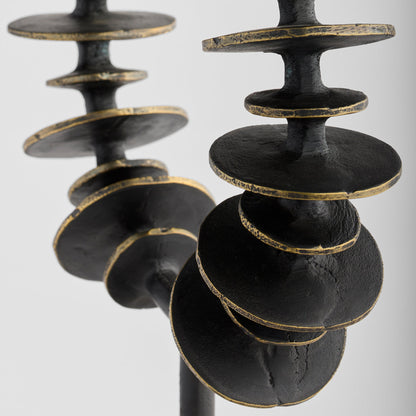 Cyan Design 12014 Sculpture, Antique Bronze | White, Cast Aluminum | Marble