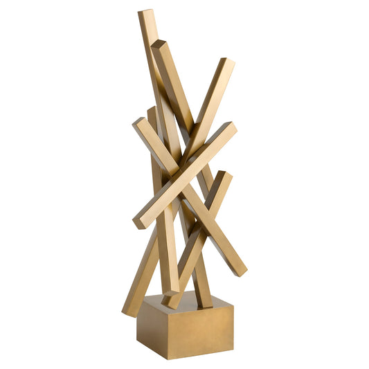 Cyan Design 12016 Stasis Sculpture, Aged Brass