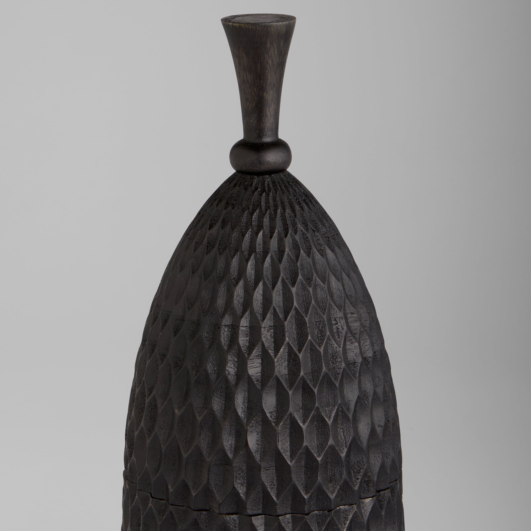 Cyan Design 12018 Box, Decorative Storage, Hand-Carved Design, Dark Walnut