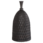 Cyan Design 12019 Box, Decorative Storage, Hand-Carved Pattern, Dark Walnut